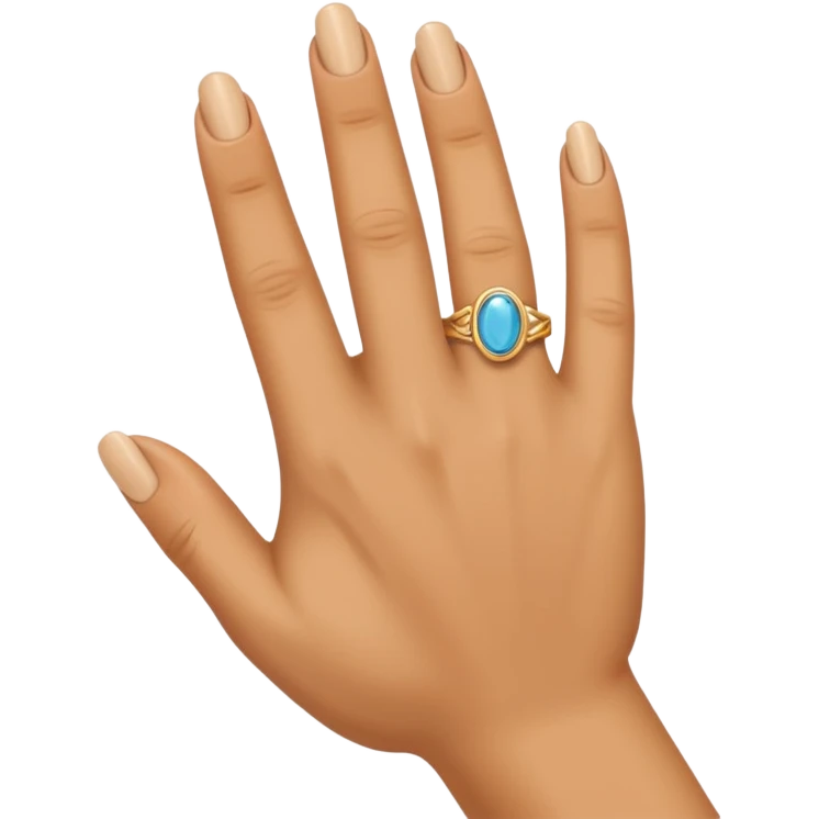 Ring finger down emoji