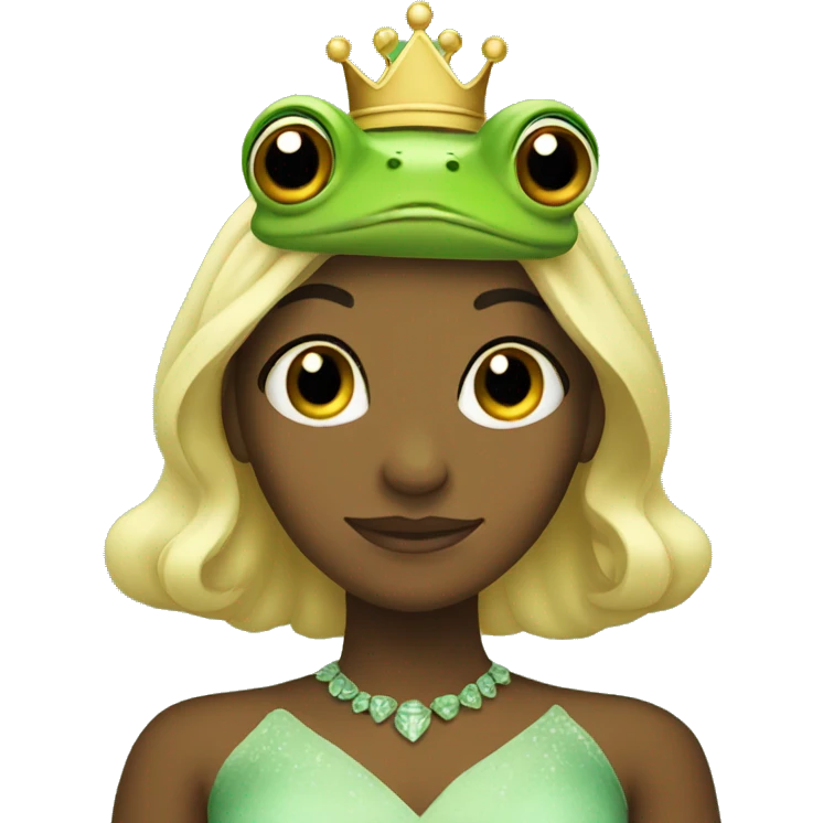 Frog princess emoji