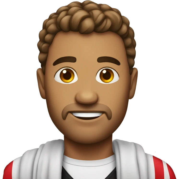 Man with Albanian shirt  emoji