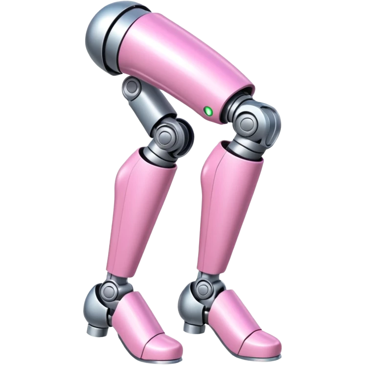 pink robotic cybernatic leg emoji