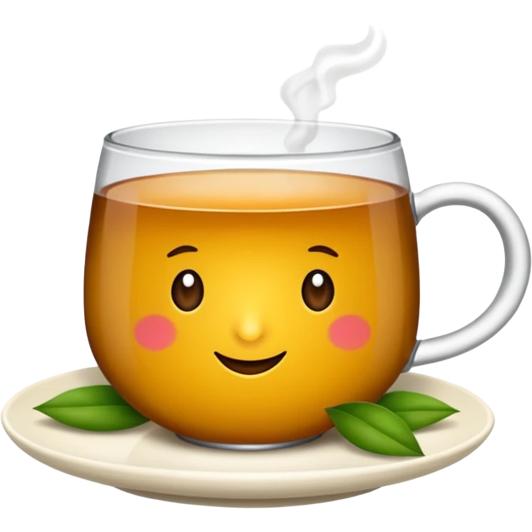 İnce belli çay bardağı emoji