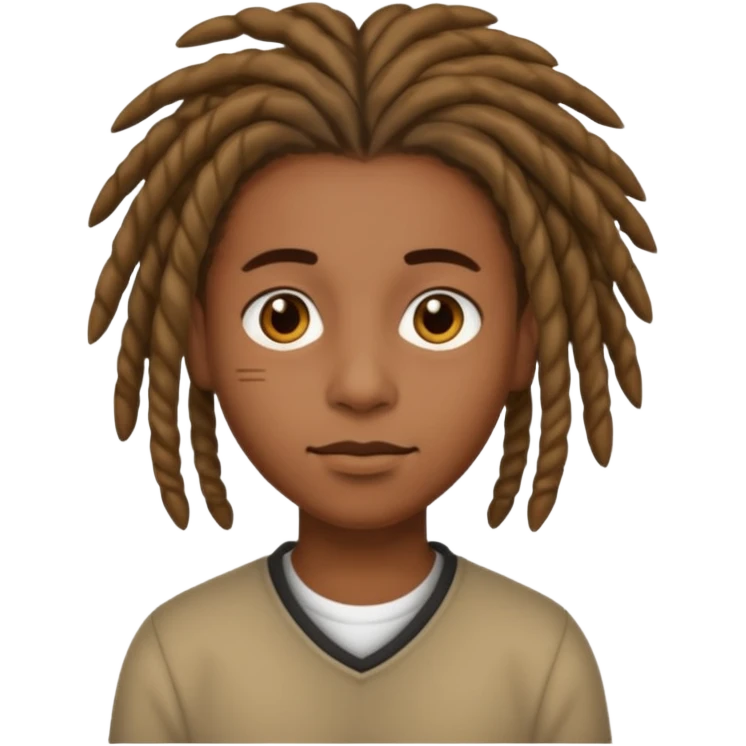 Short dreadhead emoji