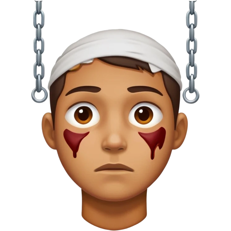 Neck hanging  emoji