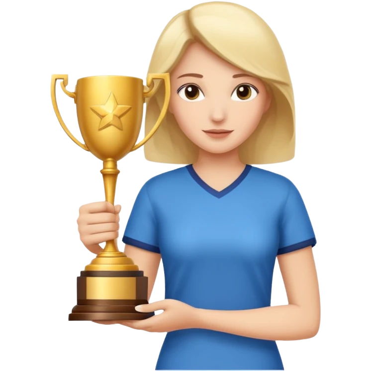 generate an emoji for this phrase, Start strong to earn trust and be noticed. End strong to be remembered. make it a female emoji