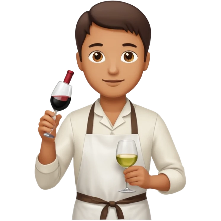 Man making wine emoji