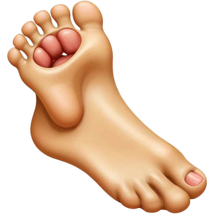 Licking feet emoji