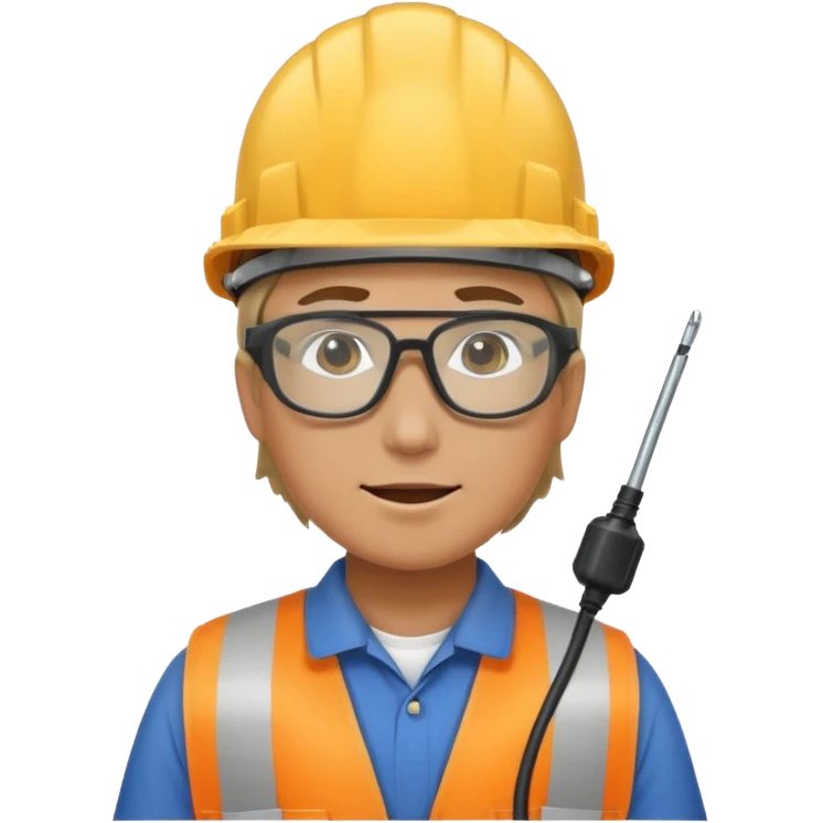 Electricity power employer at work emoji