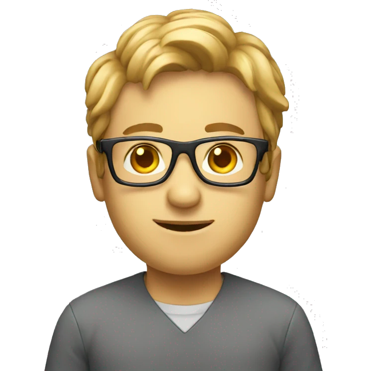 software engeneer with glasses  emoji