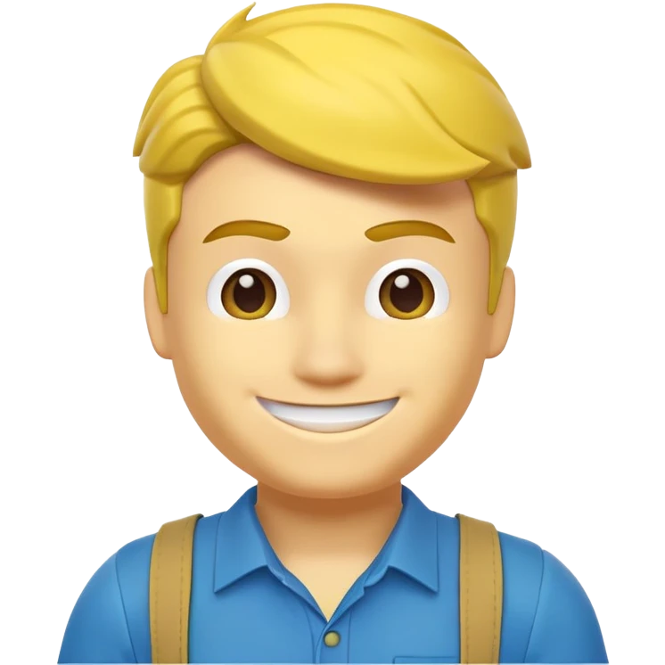 Classic noob Roblox character  emoji
