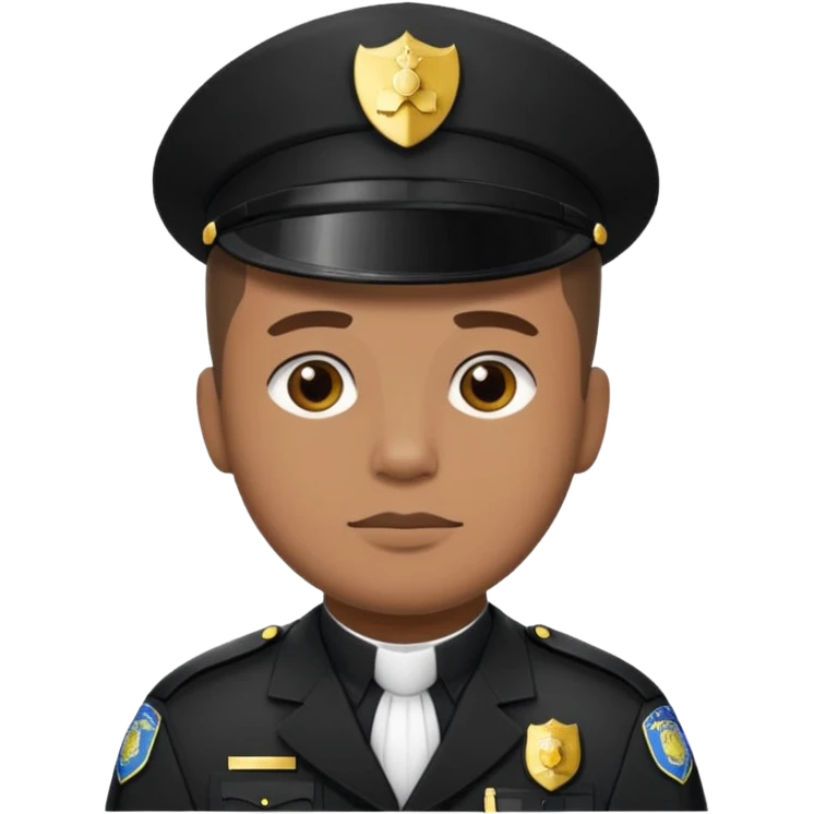 Police officer priest emoji