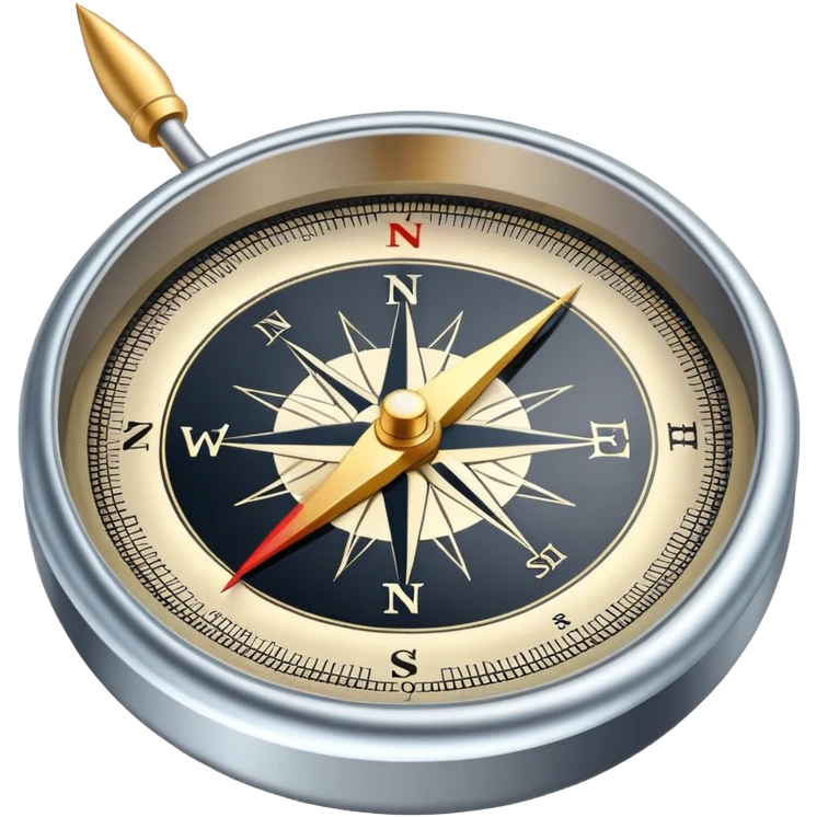 Compass with needle emoji