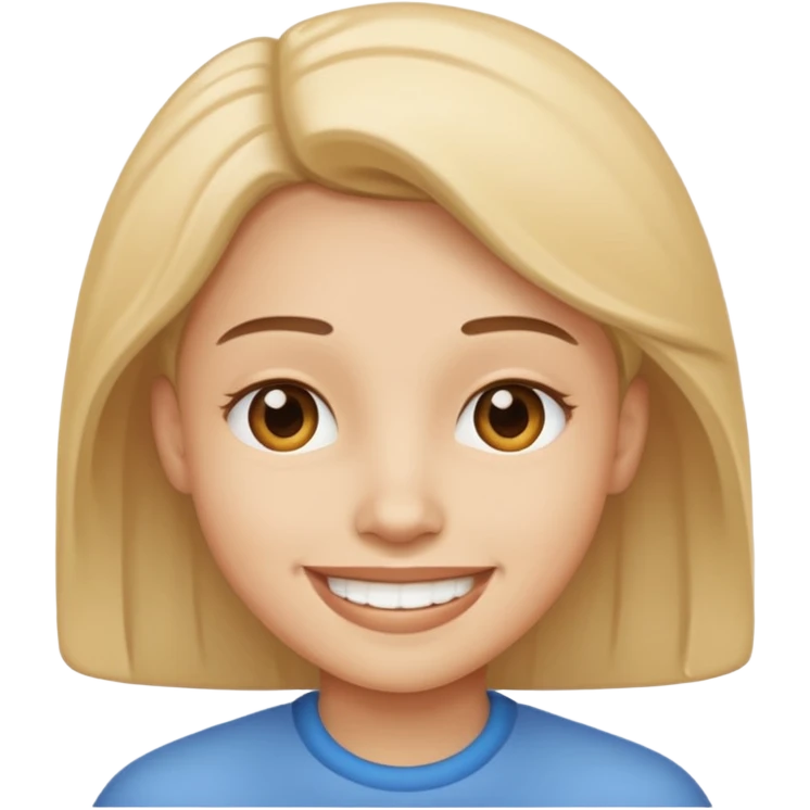 fake smile emoji