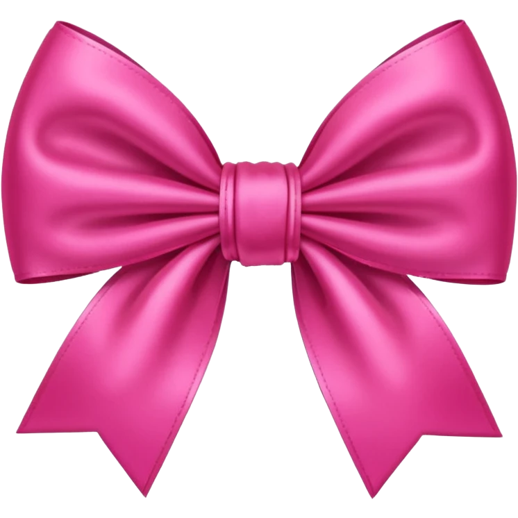 Hot pink bow  emoji