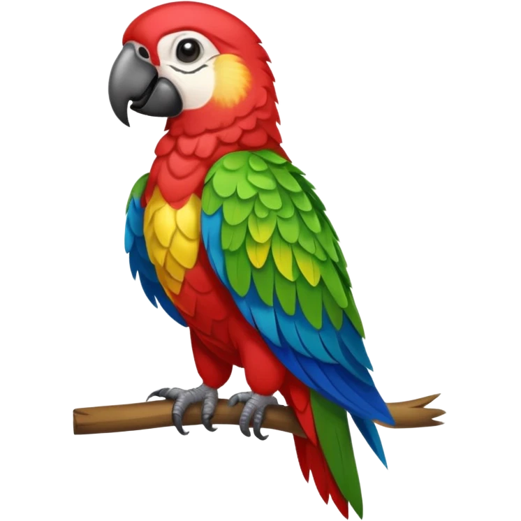 a full Parrot emoji
