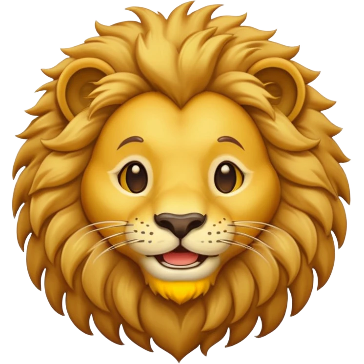 lion smile emoji