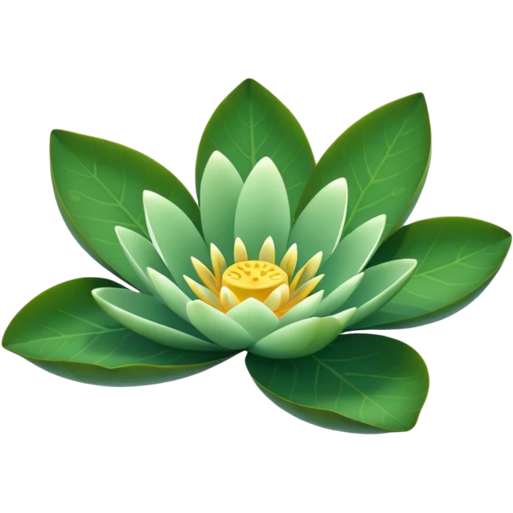 water lily leaf emoji