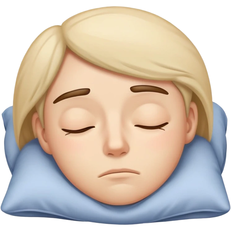 Sleepy emoji