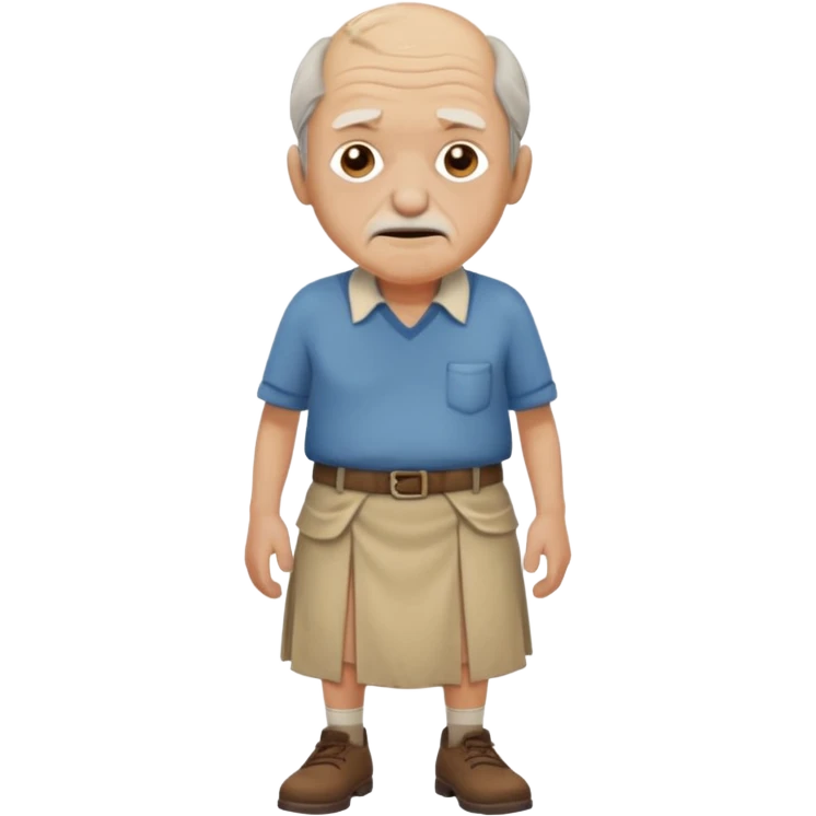beige ancient male skirt cloth emoji