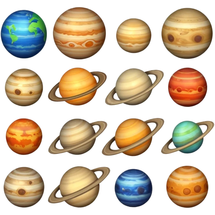 Planets emoji