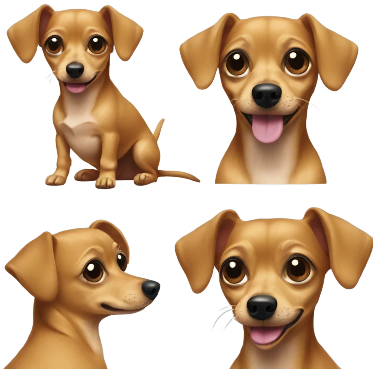 Chiweenie emoji