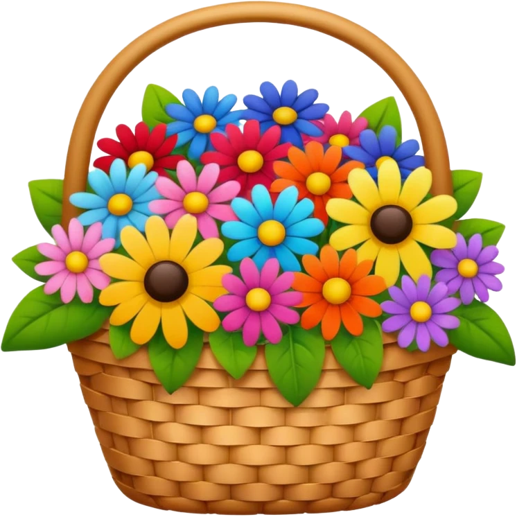 giỏ hoa  emoji