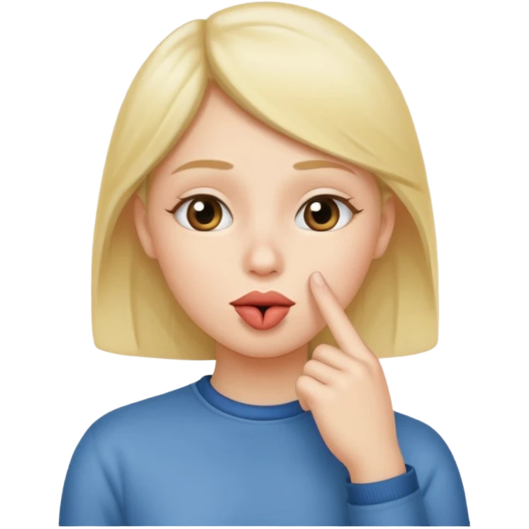 🫂+🤫 emoji