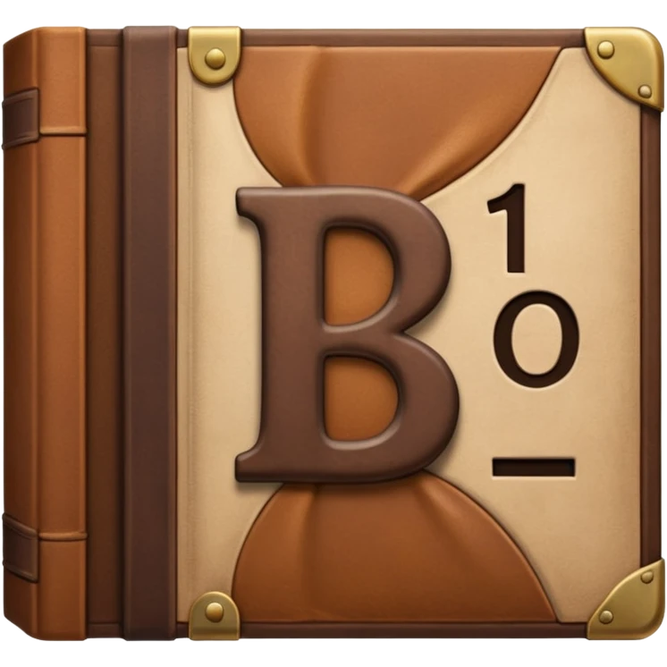 a book with "B1" on its cover emoji