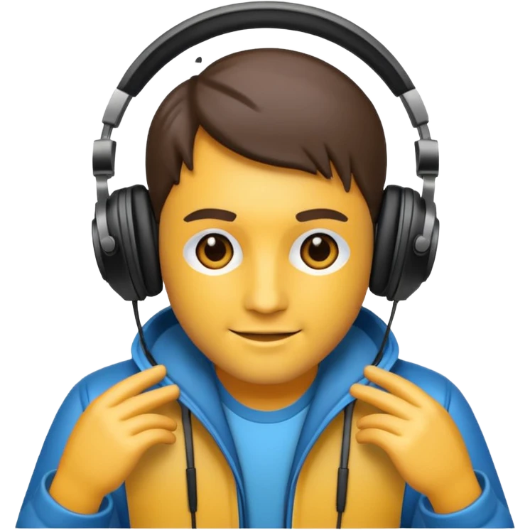 DJ with headphones emoji