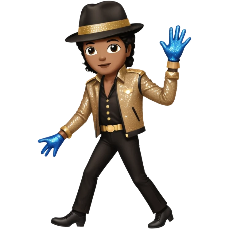 Michael Jackson moonwalking emoji