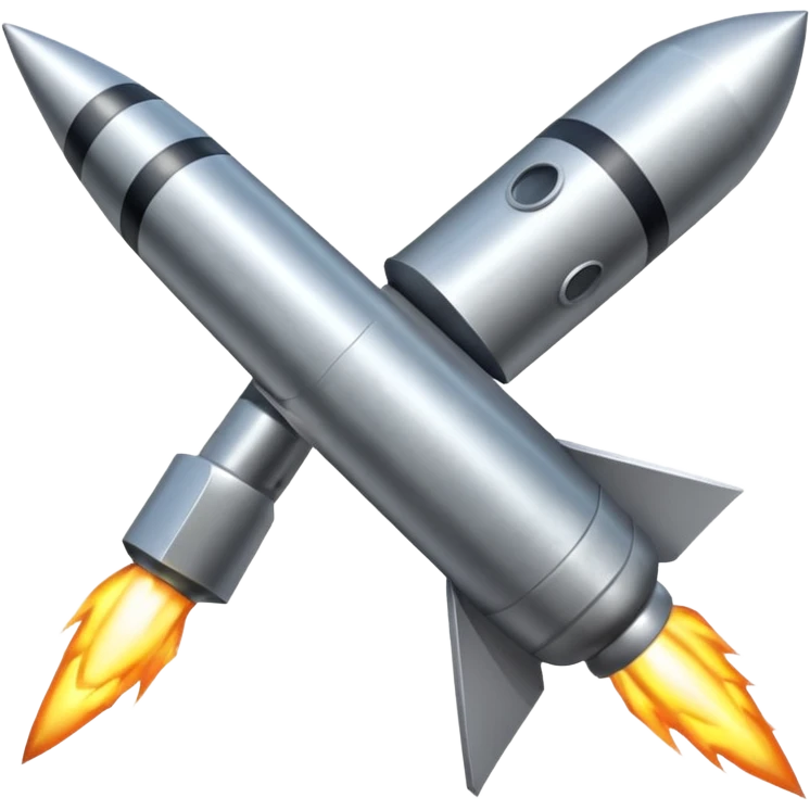 a nuclear-capable missile emoji