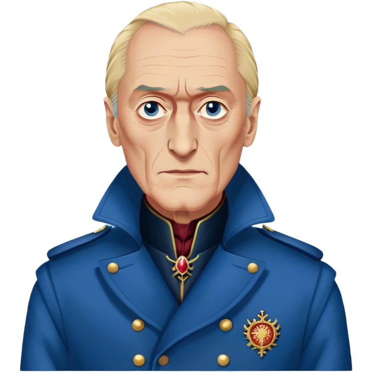 Tywin Lannister from game of thrones, blue coat emoji