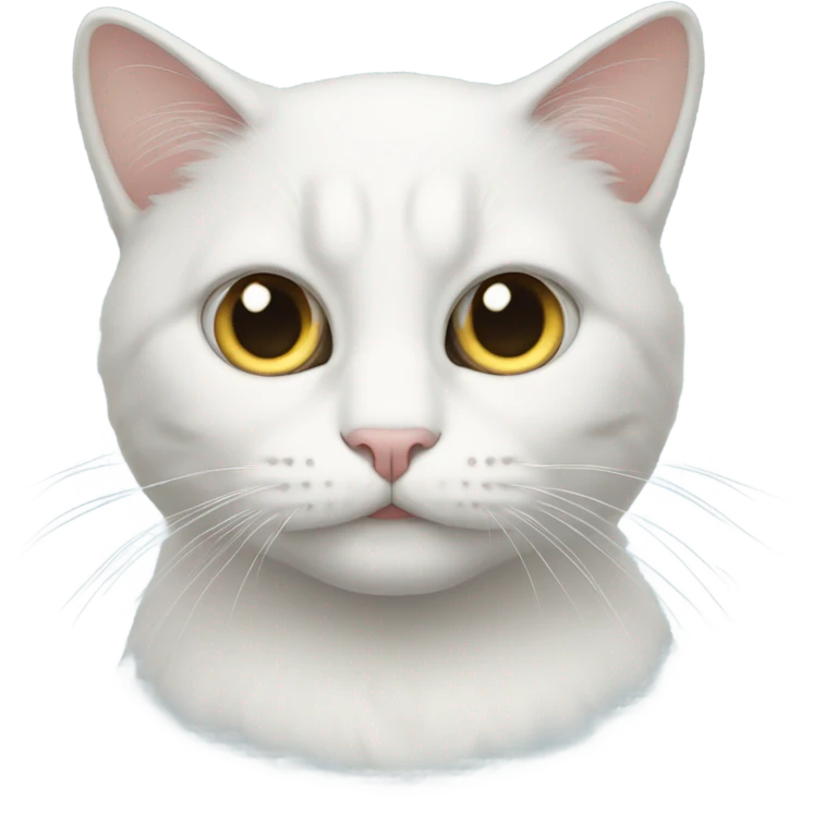 Cat with no pupils emoji