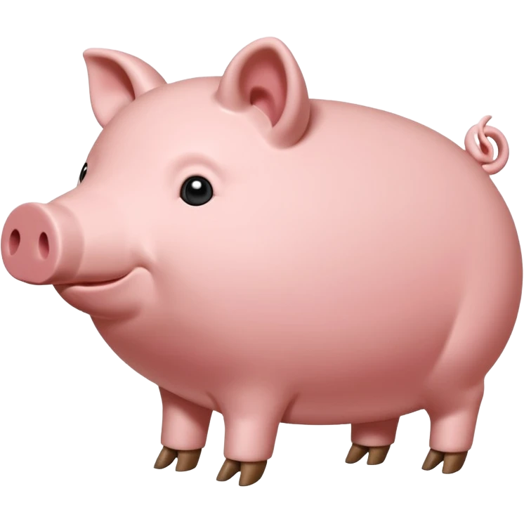 Ein  Sparschwein, in das von oben eine Münze fällt. Daneben oder leicht dahinter ein kleines Schild, das Sicherheit symbolisiert. emoji
