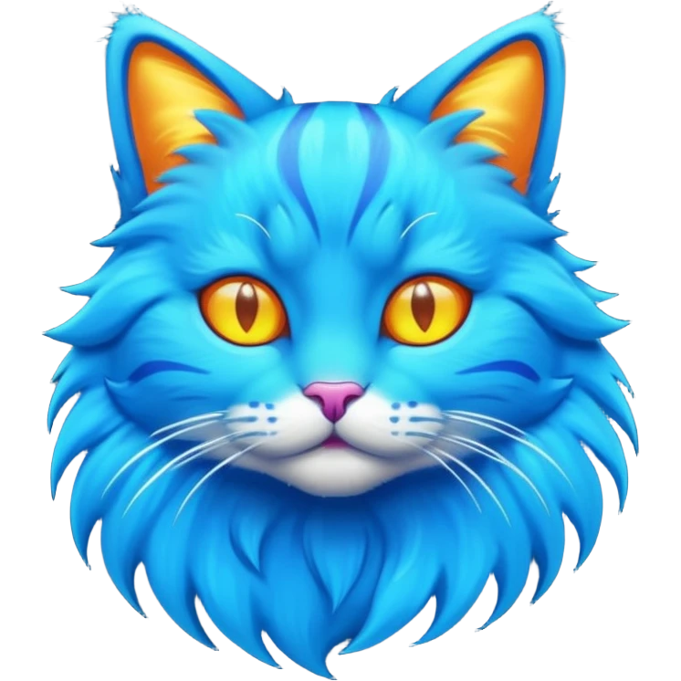 neon cat emoji