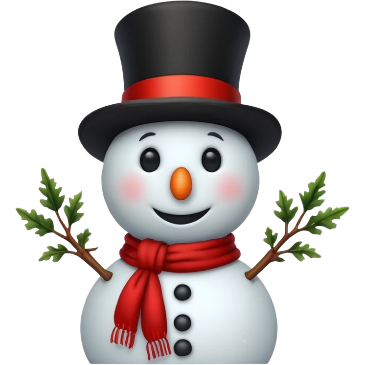 snow man emoji