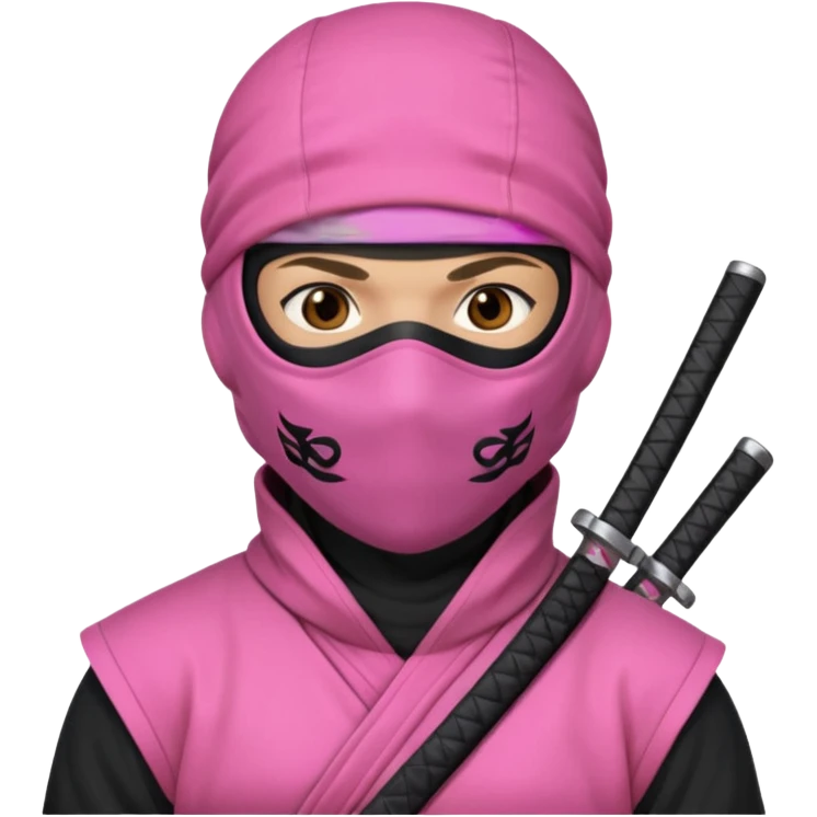 🥷but pink emoji