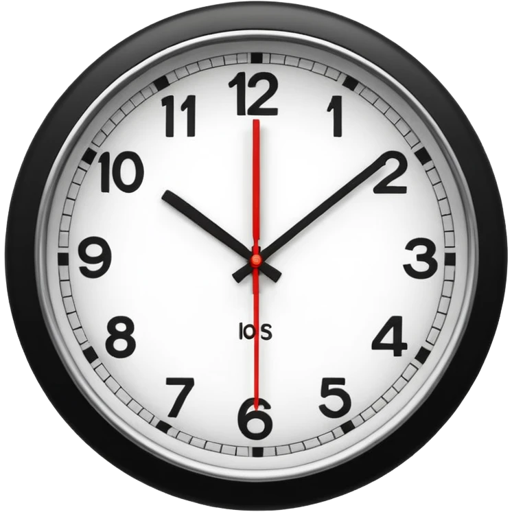 analog clock emoji