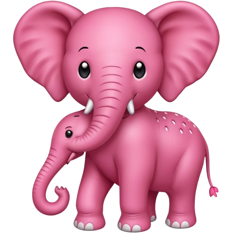 Strawberry elephant emoji