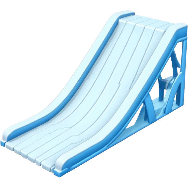 snow jump ramp from top view emoji