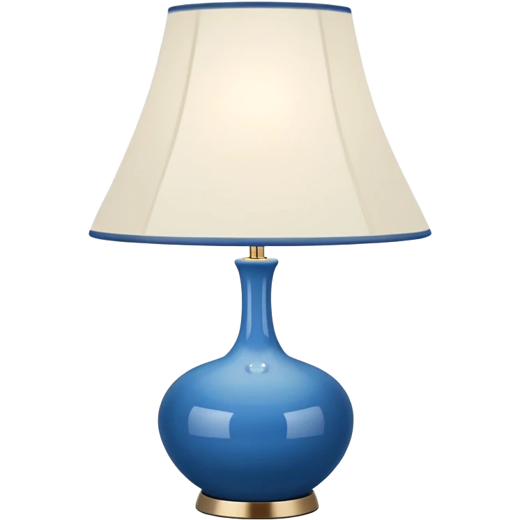 blue table lamp  emoji