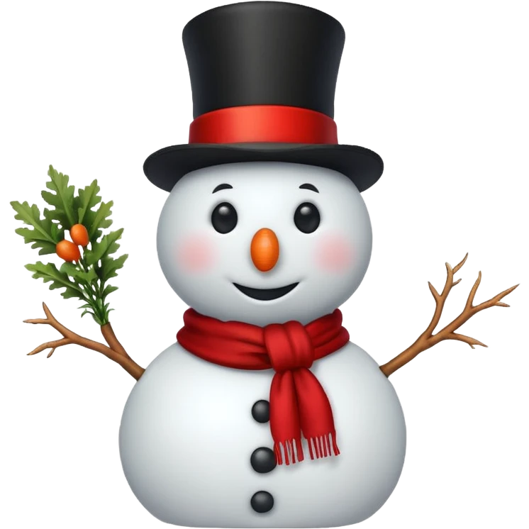 snow man emoji