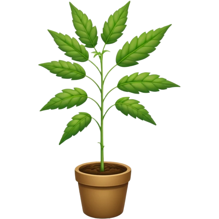 Weed plant emoji