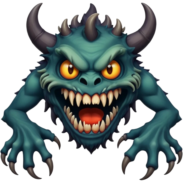Scary emoji