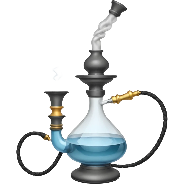 Hokkah with smoke emoji