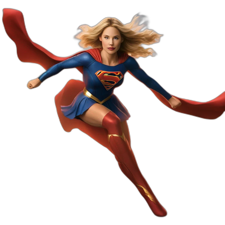 Sexy Supergirl levitation on air from the flash movie 2023 realistic ...