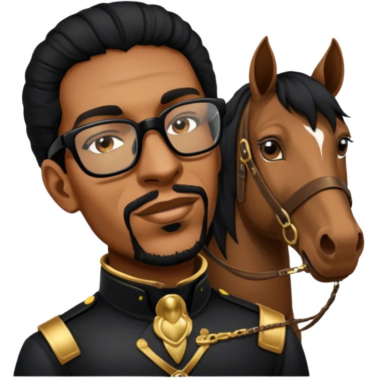 As a horse tamer emoji