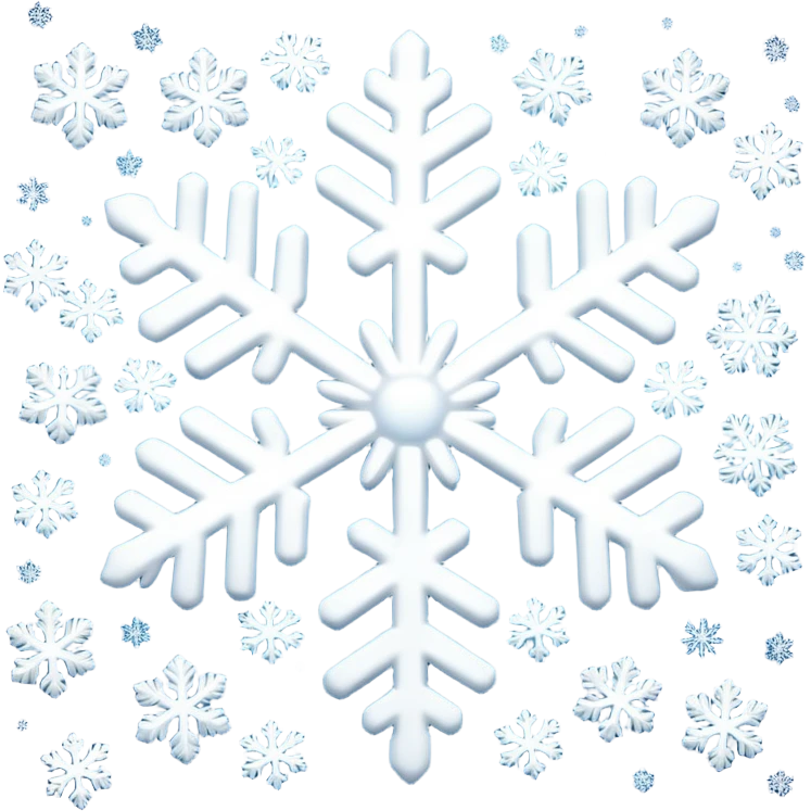 Snow emoji