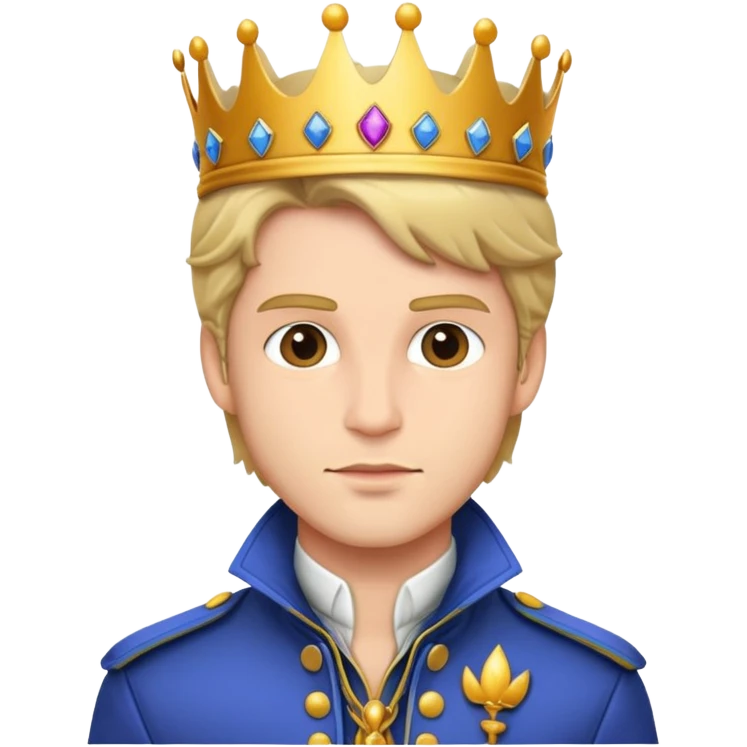 A Prince wearing a jacket emoji