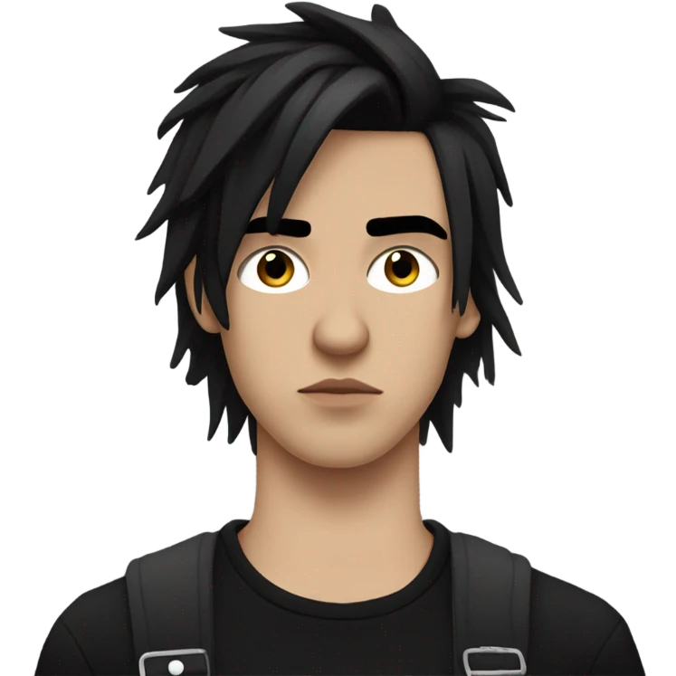 A emo boy emoji