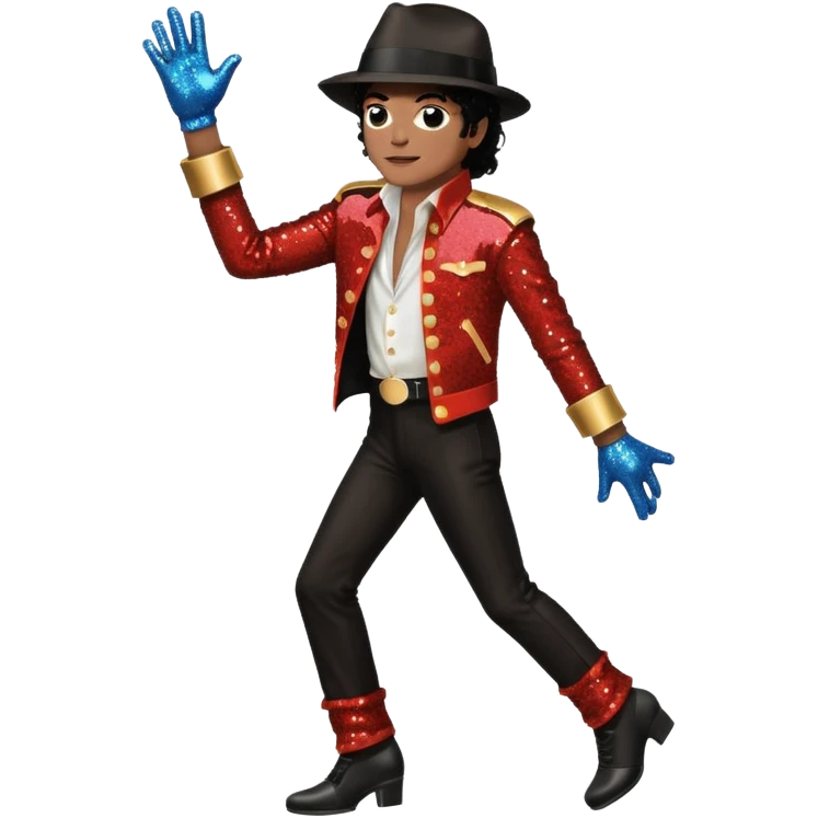 Michael Jackson moonwalking emoji